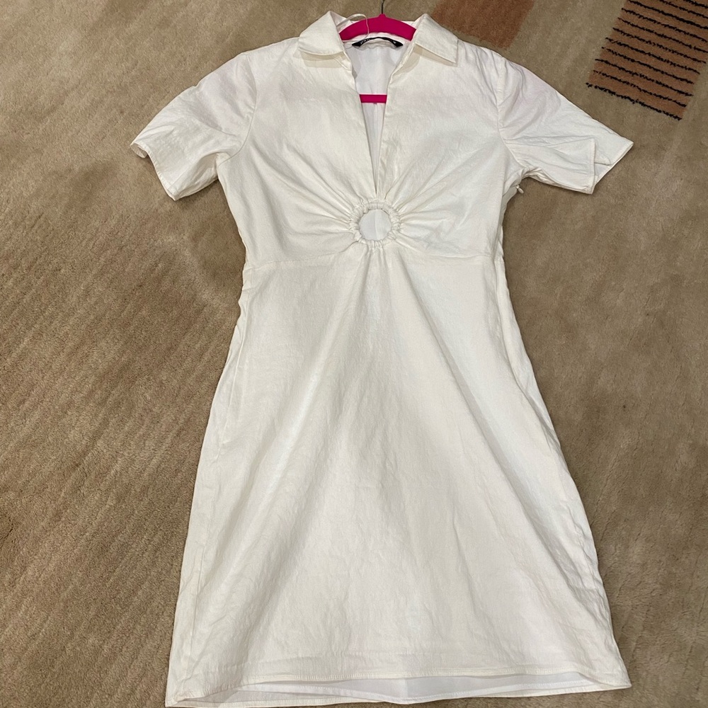 ZARA (Size S) white dress